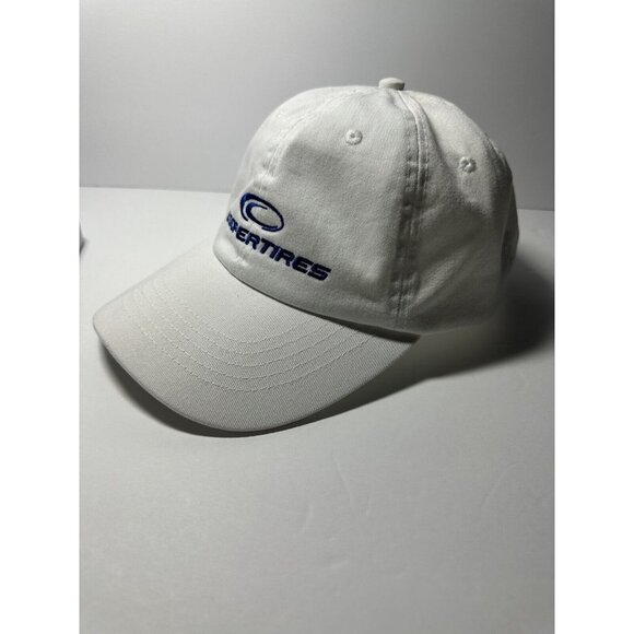Cooper Tires White K-Product Trucker Hat Embroidered Logo Strap Back New No Tags - Picture 2 of 5